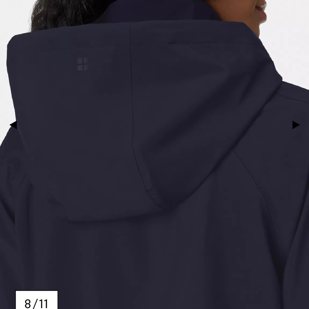 Navy Women’s M Parka Rainjacket - Picture 3 of 13